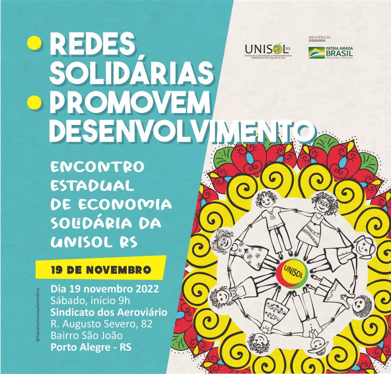 Encontro Estadual de Economia Solidária da UNISOL RS